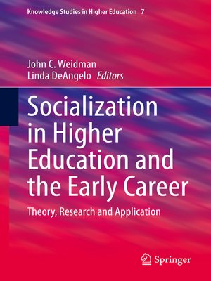 cover image of Socialization in Higher Education and the Early Career